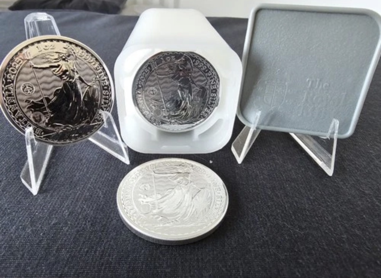 2025 1oz Britannia Tilawa 999 Fine Silver Bullion Coins Full Tube of 25 Coins