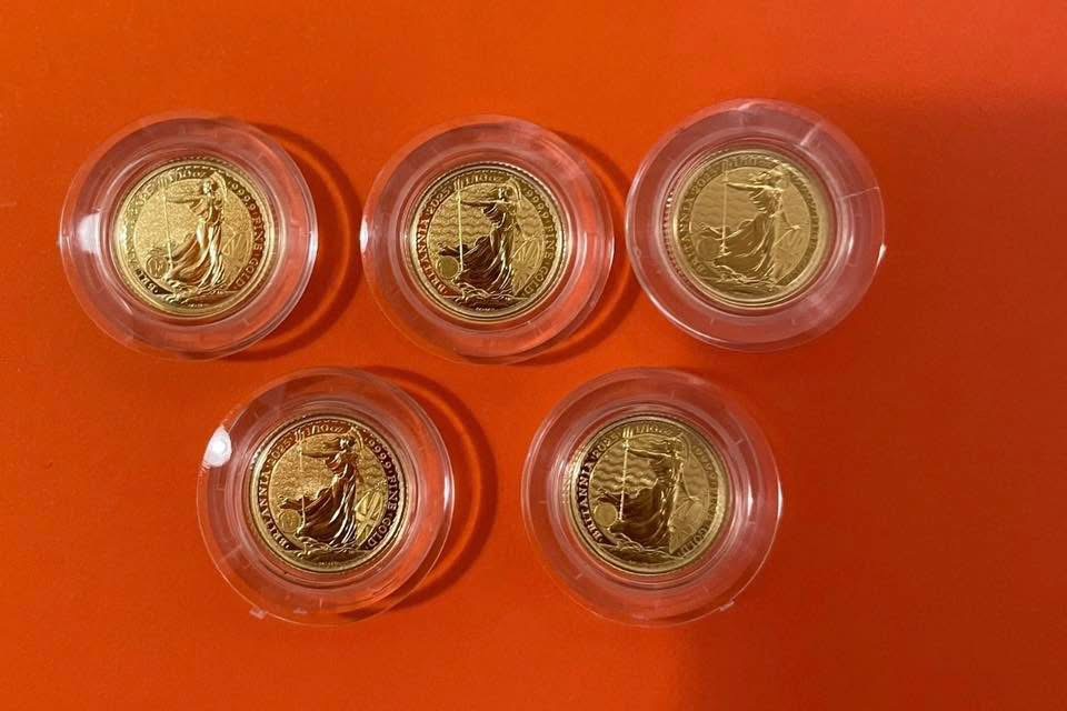 2025 1/10 oz Gold Britannia is a fractional gold bullion coin